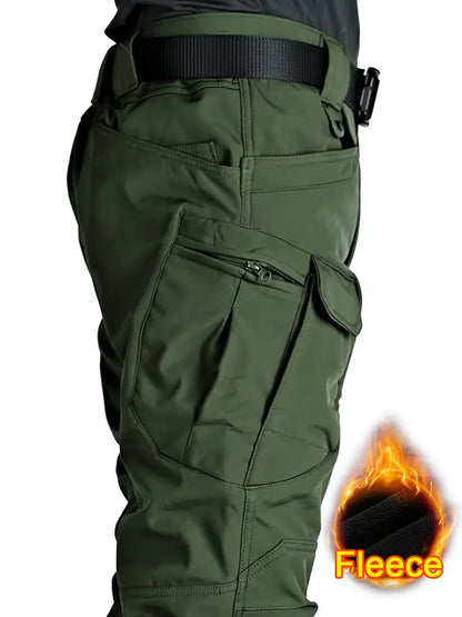 men's fleece lined work cargo pants