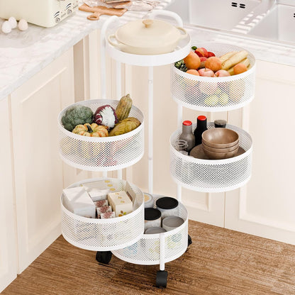 360° Kitchen Rotating Vegetable Rack